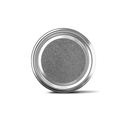 40 Stück Schraubdeckel TO82 silber