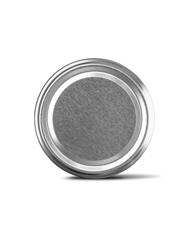 40 Stück Schraubdeckel TO82 silber