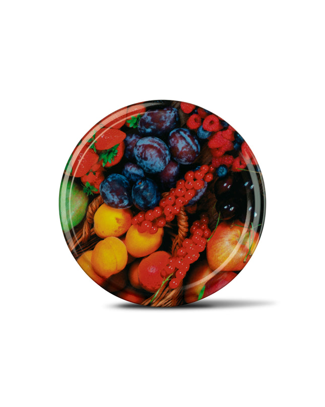 25 Stück Schraubdeckel TO66 Fruchtdesign 2