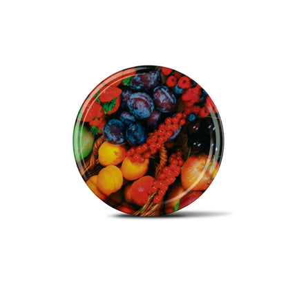 40 Stück Schraubdeckel TO82 Fruchtdesign 2