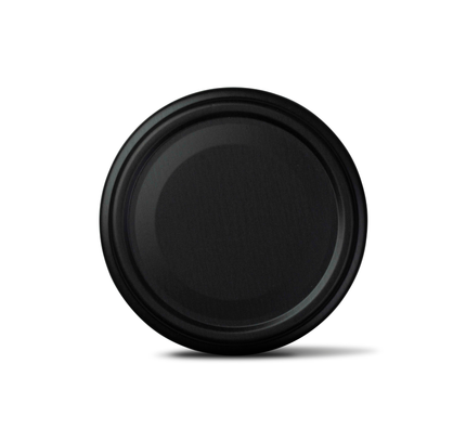 40 Stück Schraubdeckel TO82 Schwarzmatt