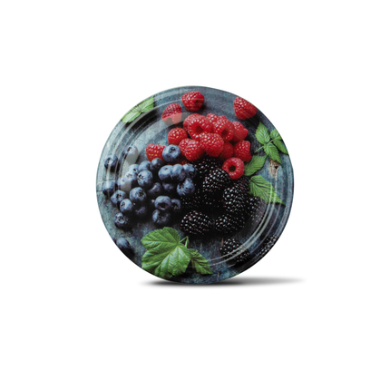 25 Stück Schraubdeckel TO66 Fruchtdesign