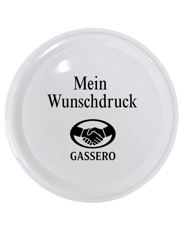 Schraubdeckel TO100 weiß individuell bedrucken lassen