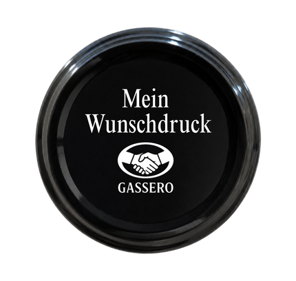 Schraubdeckel TO53 schwarz individuell bedrucken lassen