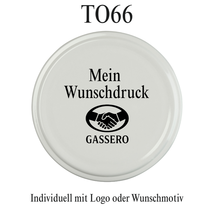 Schraubdeckel TO66 individuell bedrucken lassen