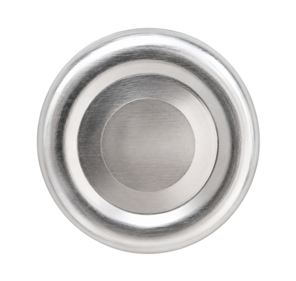 Schraubdeckel TO38 silber mit Vakuumindikator