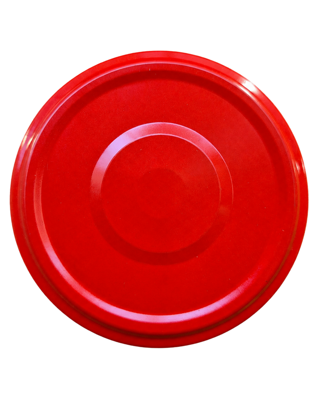 Schraubdeckel TO66 Ketchup rot mit Vakuumindikator