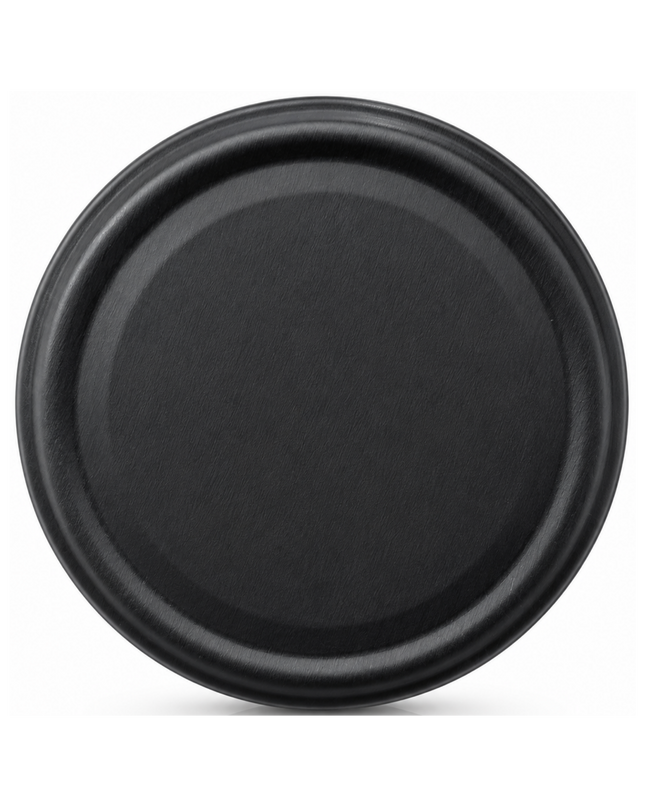 Schraubdeckel TO82 schwarz matt