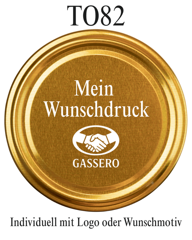 Schraubdeckel TO82 individuell bedrucken lassen
