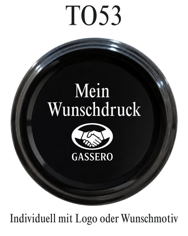 Schraubdeckel TO53 schwarz individuell bedrucken lassen