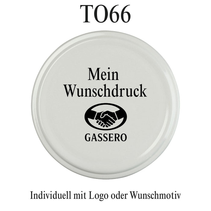 Schraubdeckel TO66 individuell bedrucken lassen