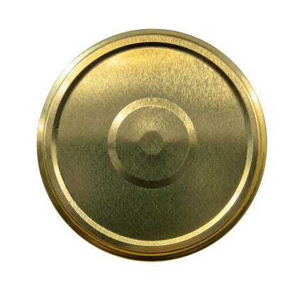 Schraubdeckel TO82 gold mit Vakuumindikator