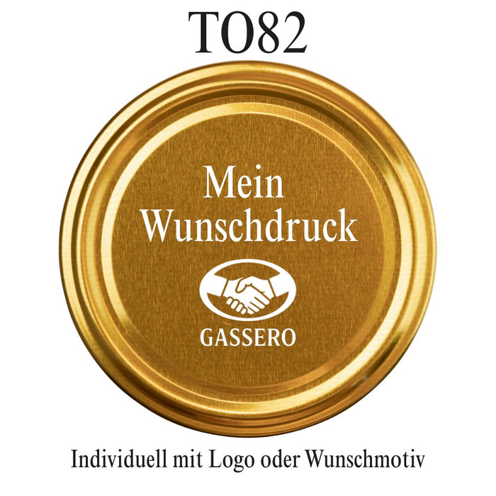 Schraubdeckel TO82 individuell bedrucken lassen